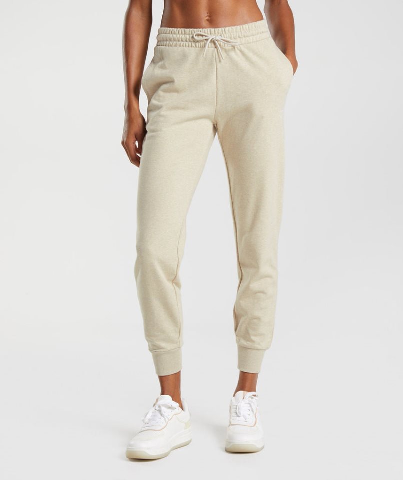 Gymshark Torna Női Jogger Nadrág Bézs | HU-M-649