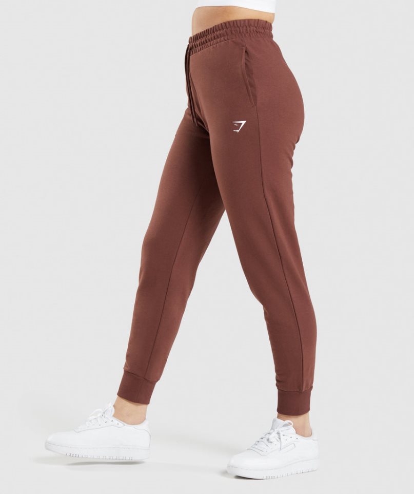 Gymshark Torna Női Jogger Nadrág Sötétbarna | HU-C-713