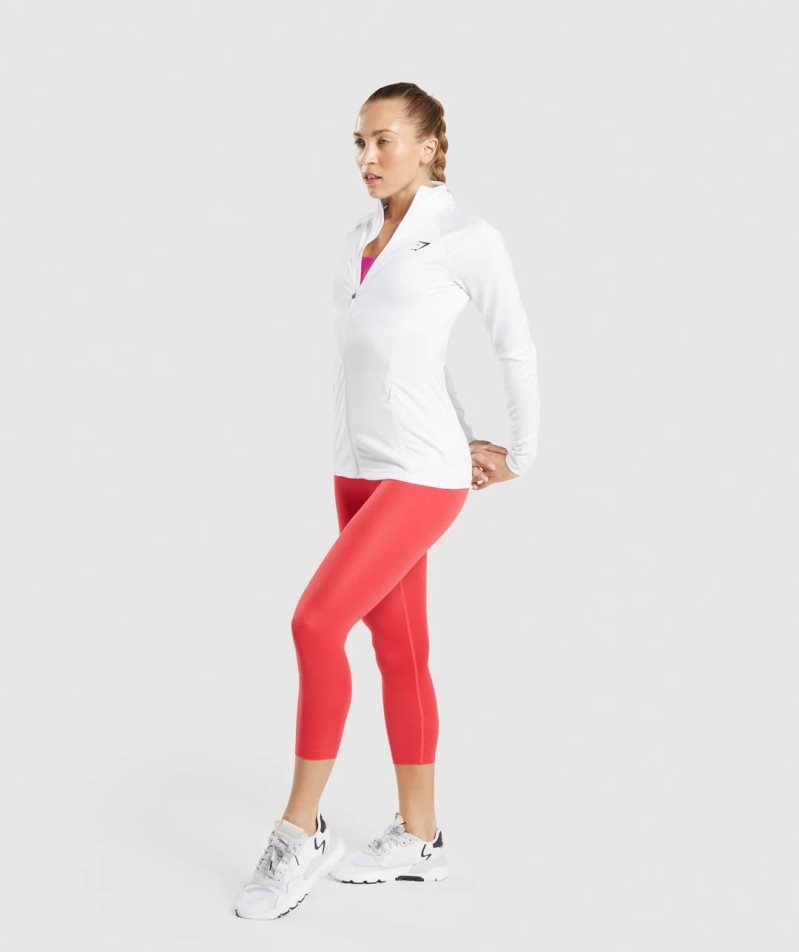 Gymshark Torna Női Kabát Fehér | HU-B-820