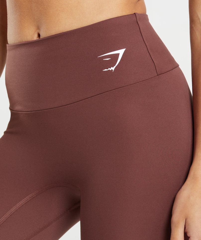 Gymshark Torna Női Leggings Barna | HU-T-481