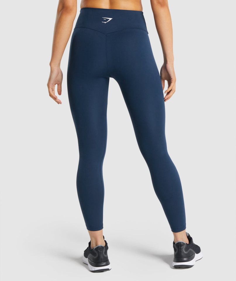 Gymshark Torna Női Leggings Sötétkék | HU-G-825