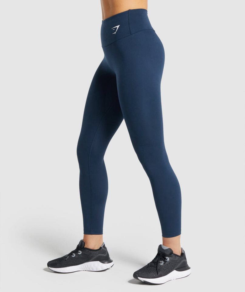 Gymshark Torna Női Leggings Sötétkék | HU-G-825