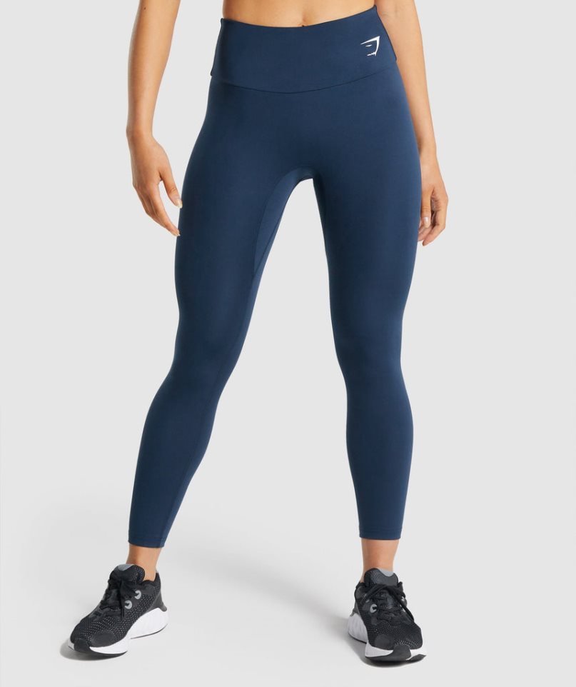 Gymshark Torna Női Leggings Sötétkék | HU-G-825