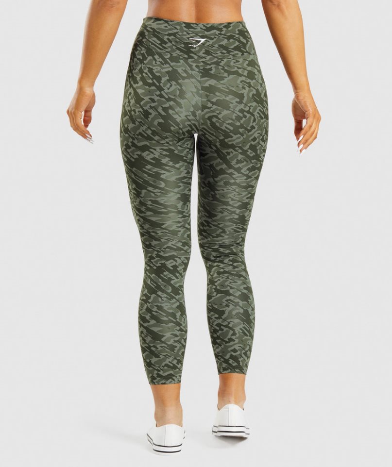 Gymshark Torna Női Leggings Zöld | HU-F-159