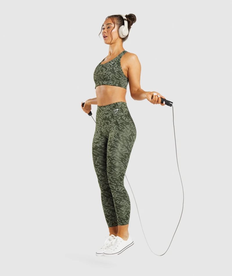 Gymshark Torna Női Leggings Zöld | HU-F-159