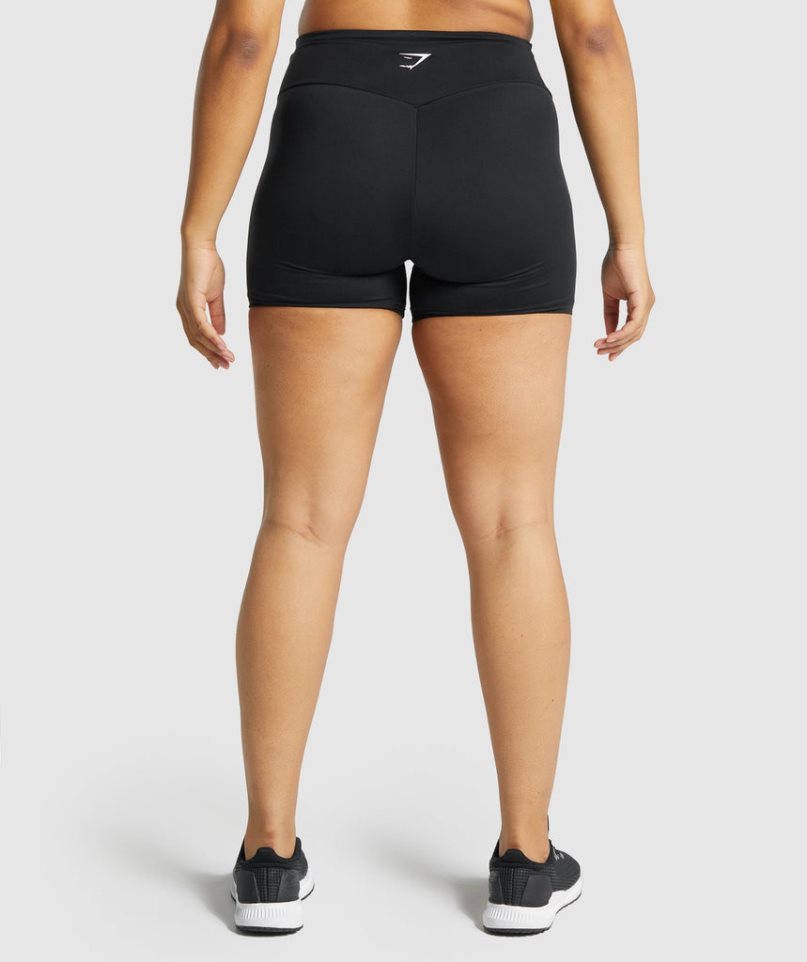 Gymshark Torna Női Rövidnadrág Fekete | HU-S-691