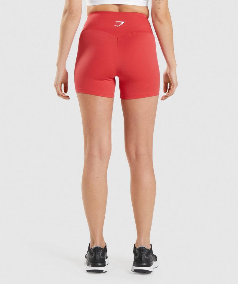 Gymshark Torna Női Rövidnadrág Piros | HU-H-069