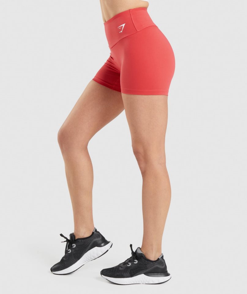 Gymshark Torna Női Rövidnadrág Piros | HU-H-069
