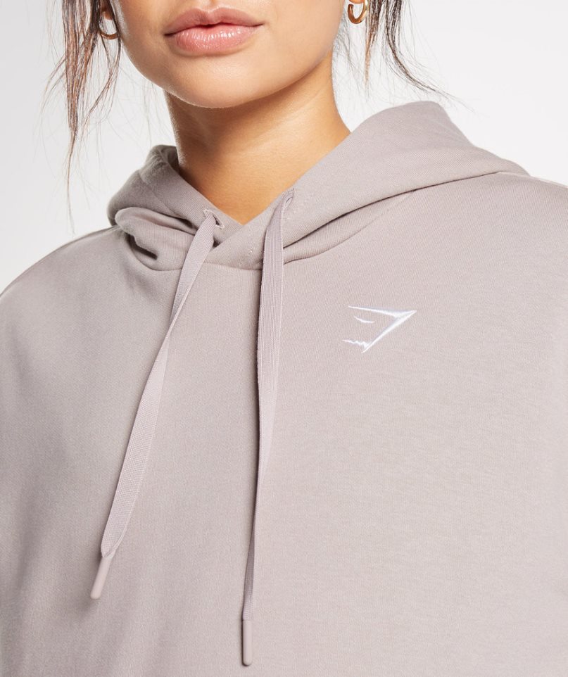 Gymshark Torna Oversized Női Kapucnis Pulóver Szürke | HU-R-865