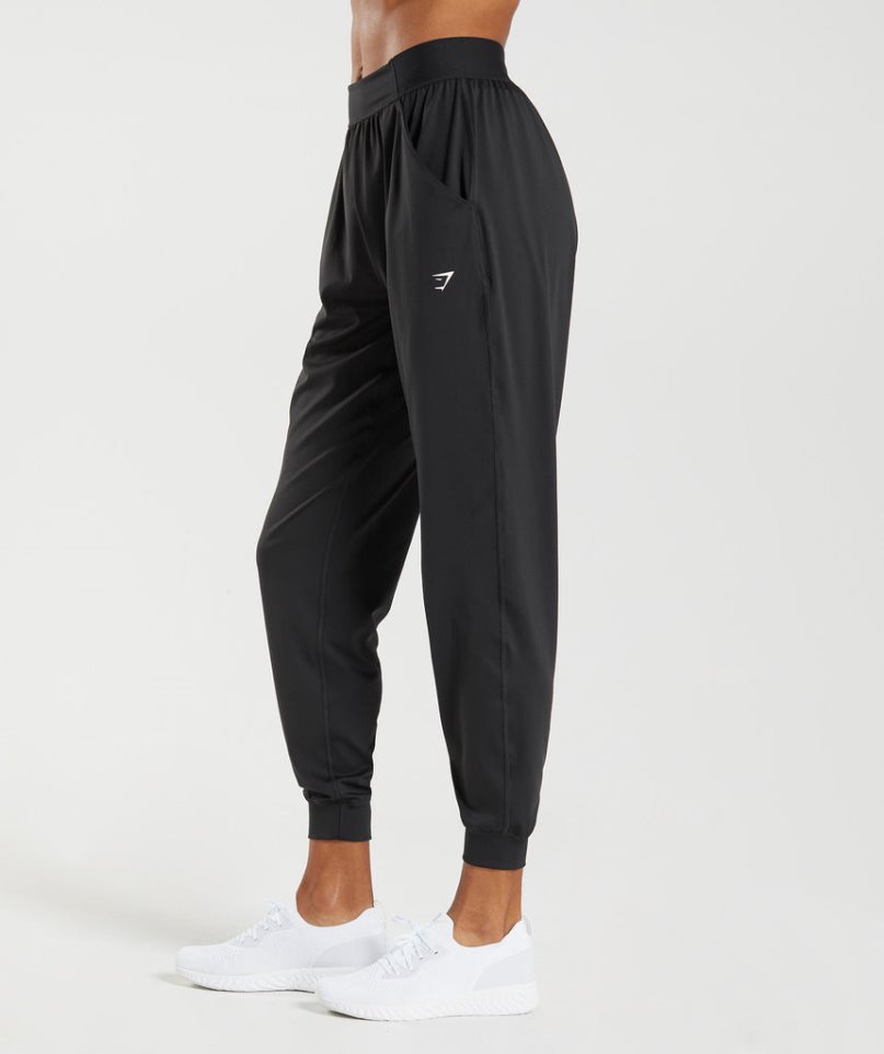 Gymshark Torna Performance Női Jogger Nadrág Fekete | HU-Z-039