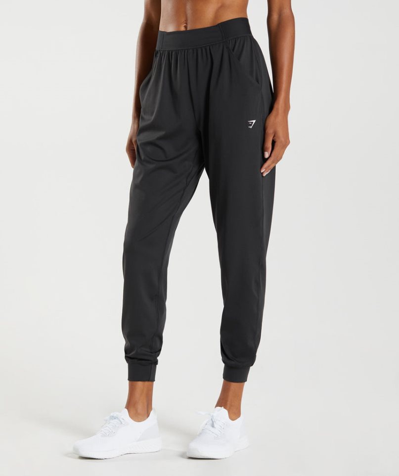 Gymshark Torna Performance Női Jogger Nadrág Fekete | HU-Z-039