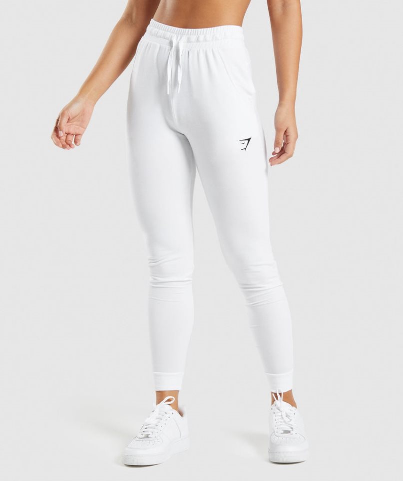 Gymshark Torna Pippa Női Jogger Nadrág Fehér | HU-A-902