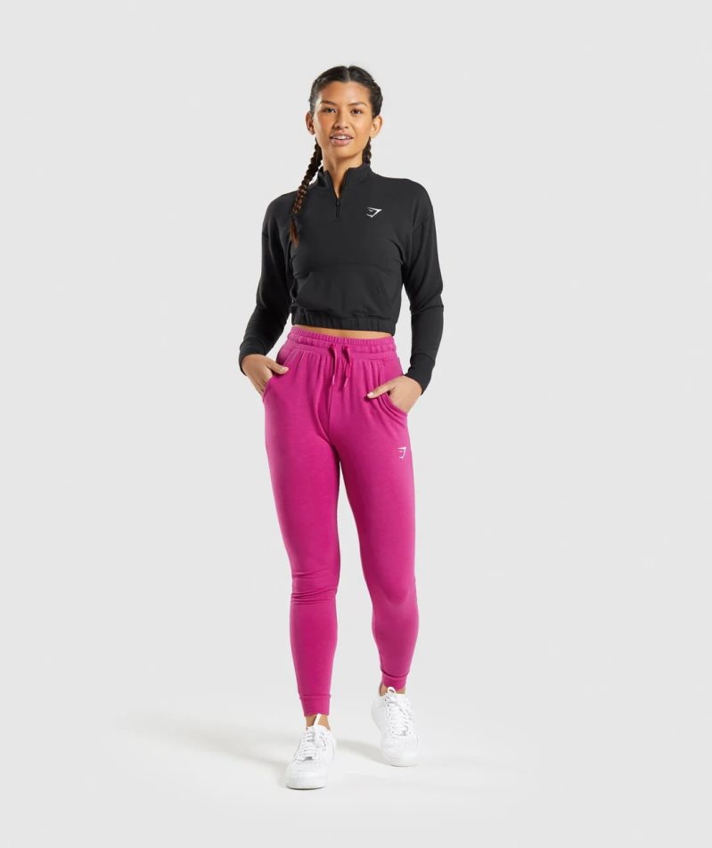 Gymshark Torna Pippa Női Pulóverek Fekete | HU-K-712