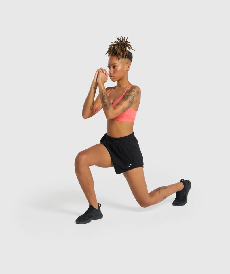 Gymshark Torna Sweat Női Rövidnadrág Fekete | HU-R-638