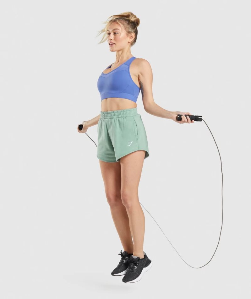Gymshark Torna Sweat Női Rövidnadrág Menta | HU-F-276