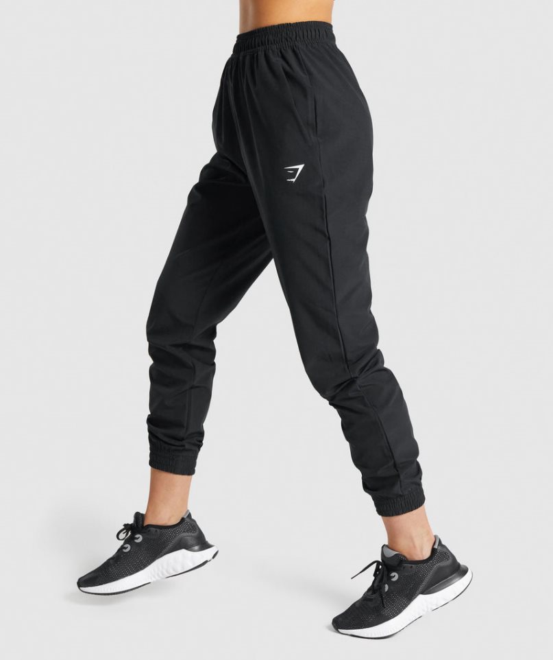 Gymshark Torna Woven Női Jogger Nadrág Fekete | HU-V-126