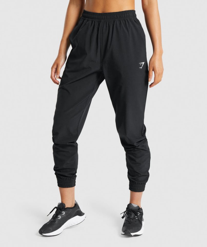 Gymshark Torna Woven Női Jogger Nadrág Fekete | HU-V-126