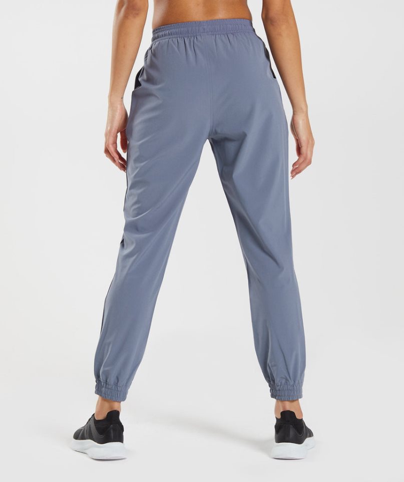 Gymshark Torna Woven Női Jogger Nadrág Kék | HU-U-578