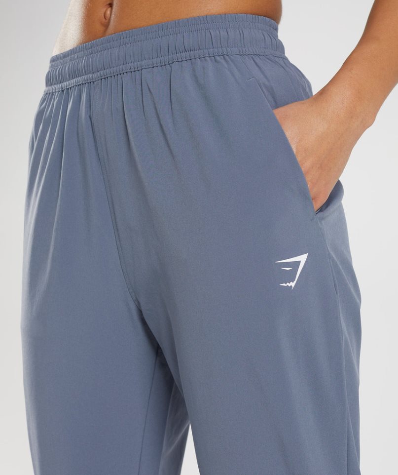 Gymshark Torna Woven Női Jogger Nadrág Kék | HU-U-578
