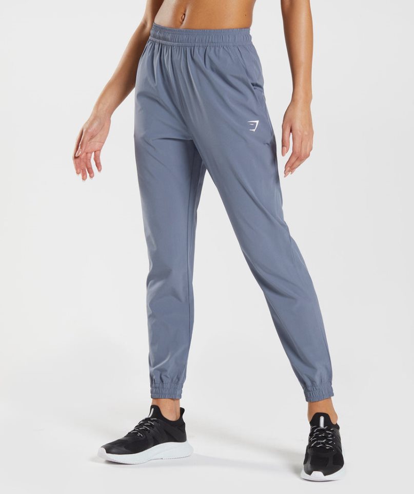 Gymshark Torna Woven Női Jogger Nadrág Kék | HU-U-578