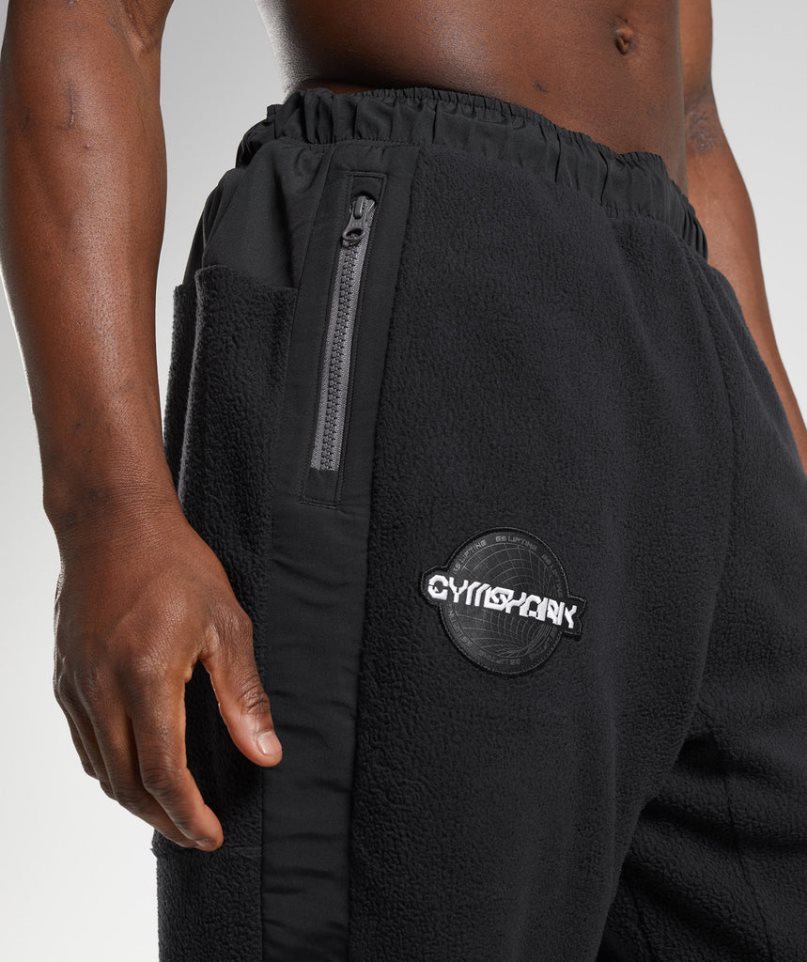 Gymshark Vibes Férfi Jogger Nadrág Fekete | HU-P-384