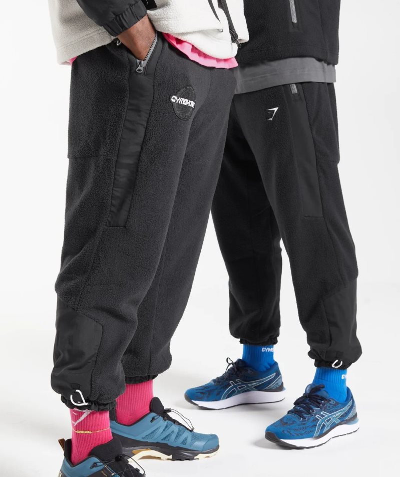 Gymshark Vibes Férfi Jogger Nadrág Fekete | HU-P-384
