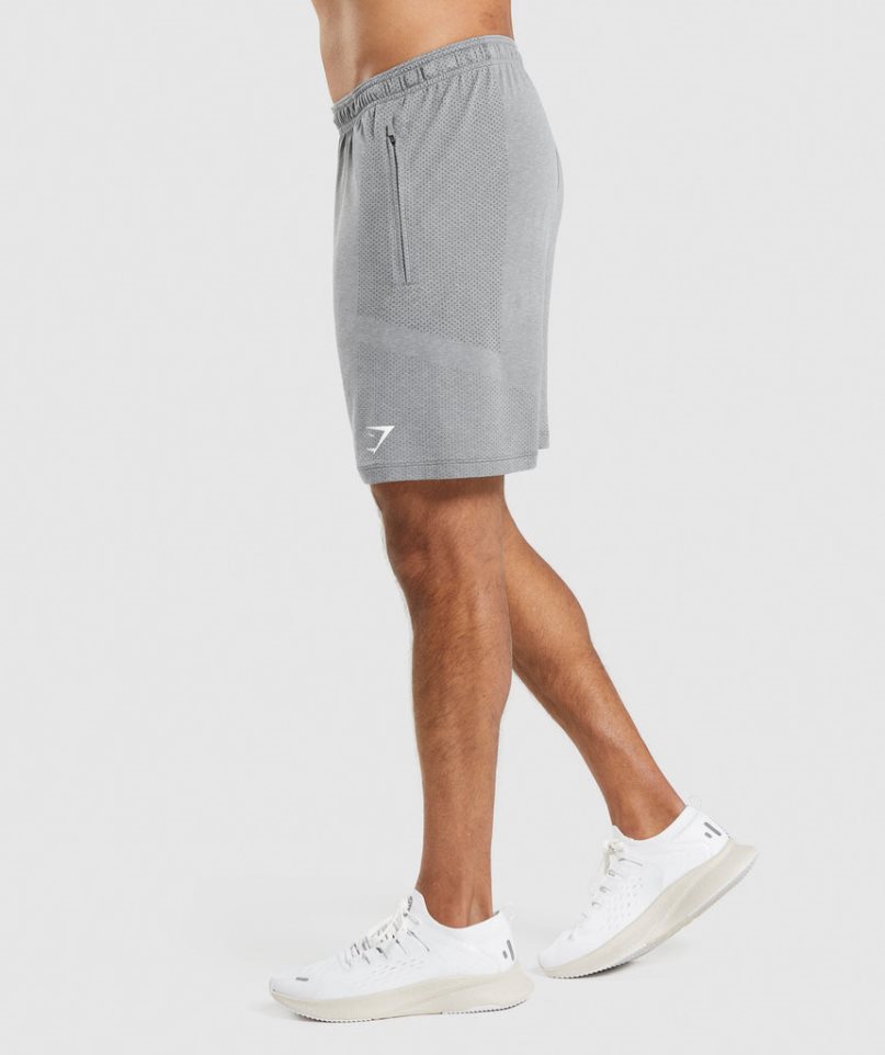 Gymshark Vital Light Férfi Rövidnadrág Szürke | HU-L-056