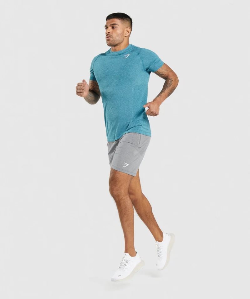 Gymshark Vital Light Férfi Rövidnadrág Szürke | HU-L-056