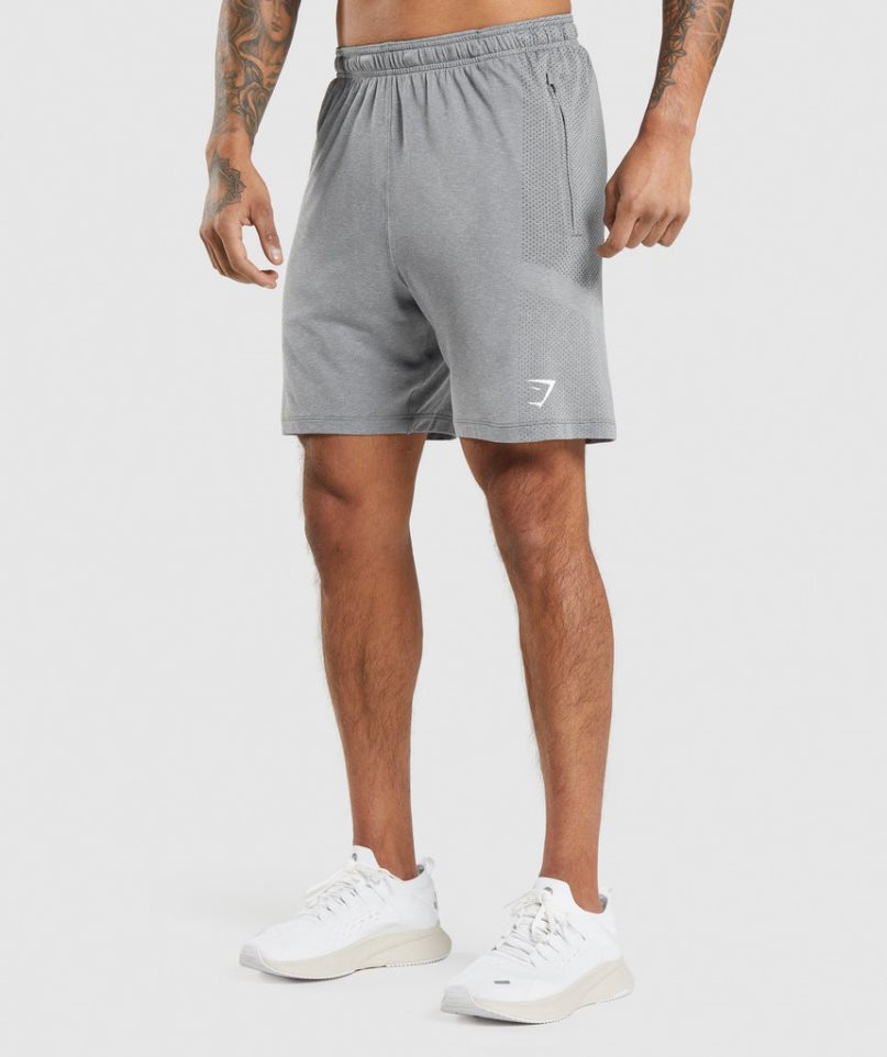 Gymshark Vital Light Férfi Rövidnadrág Szürke | HU-L-056