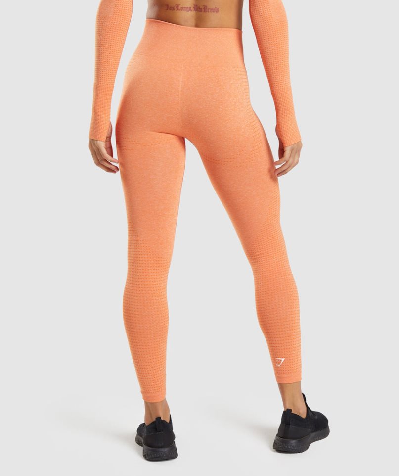 Gymshark Vital Seamless 2.0 Női Leggings Narancssárga | HU-B-951