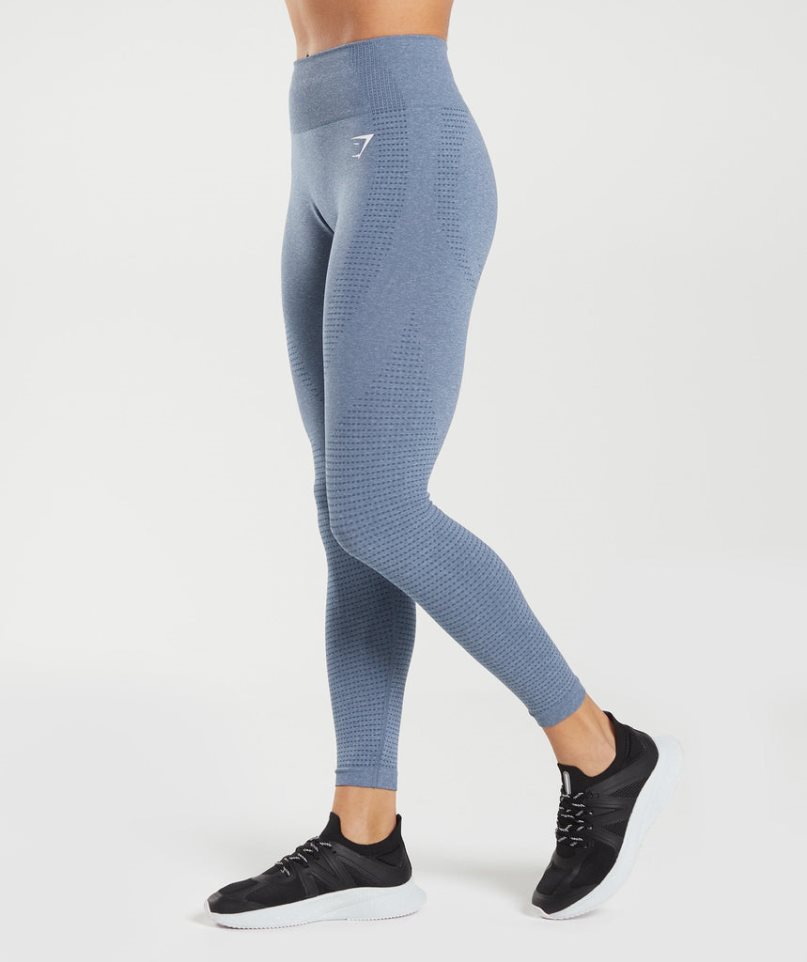 Gymshark Vital Seamless 2.0 Női Leggings Kék | HU-G-269