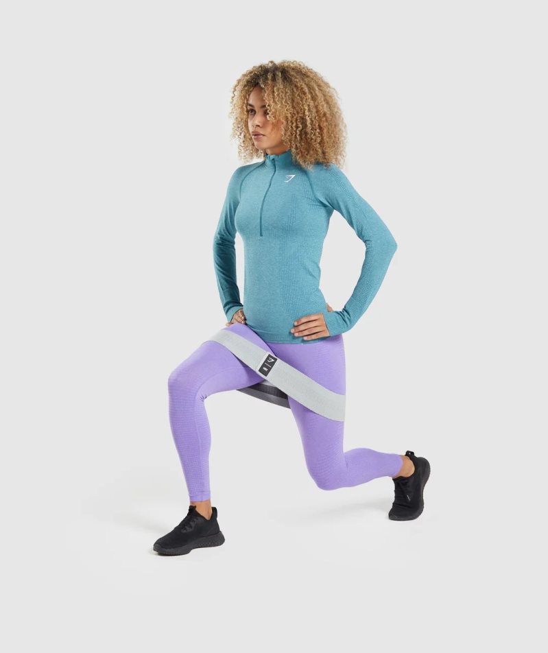 Gymshark Vital Seamless 2.0 Női Leggings Levendula | HU-G-591