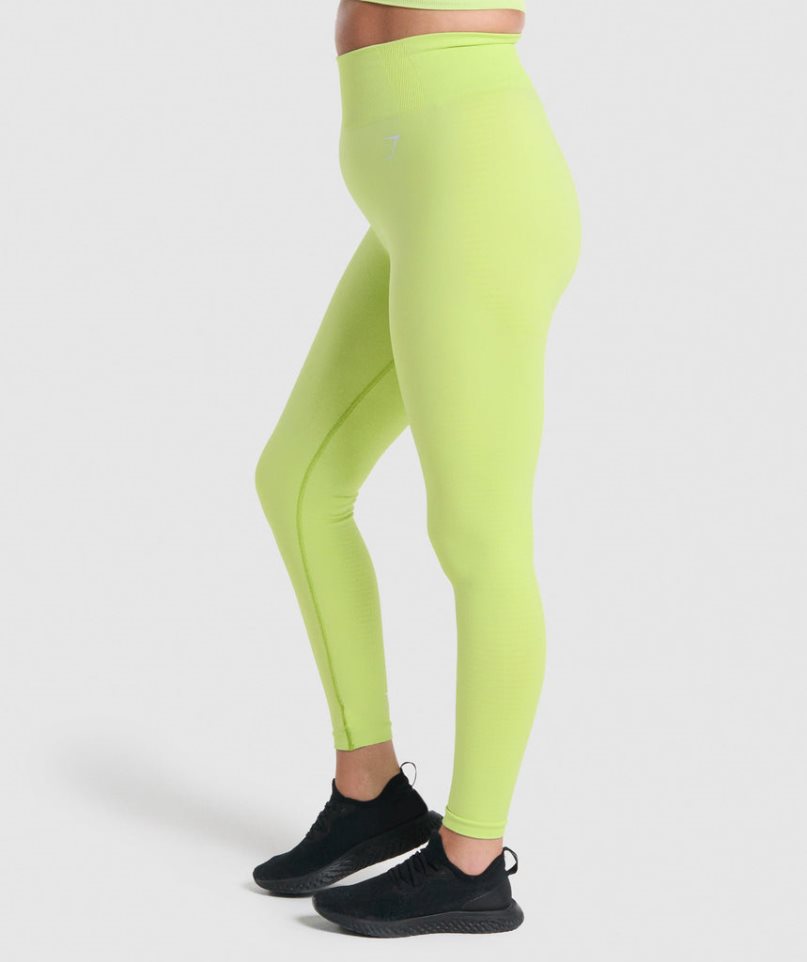 Gymshark Vital Seamless 2.0 Női Leggings Sárga | HU-Q-083