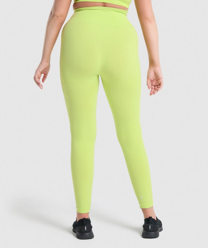 Gymshark Vital Seamless 2.0 Női Leggings Sárga | HU-Q-083