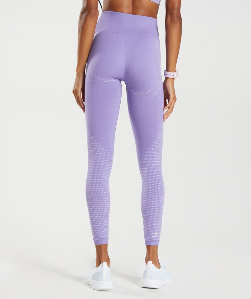 Gymshark Vital Seamless 2.0 Női Leggings Levendula | HU-R-861