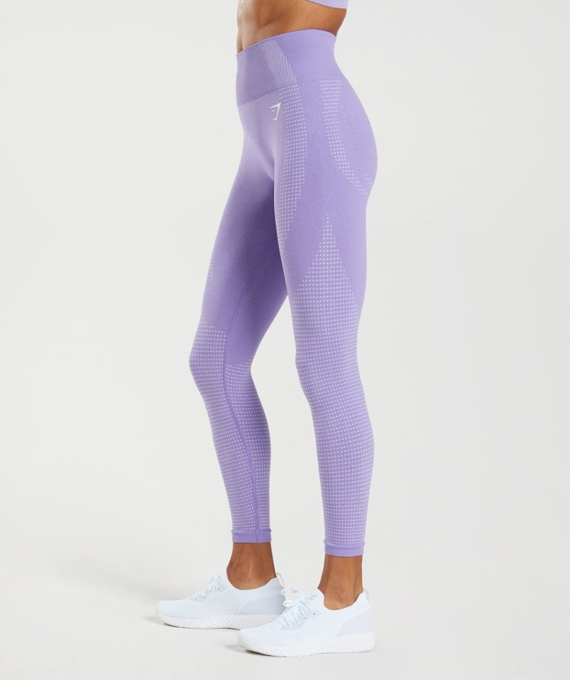 Gymshark Vital Seamless 2.0 Női Leggings Levendula | HU-R-861