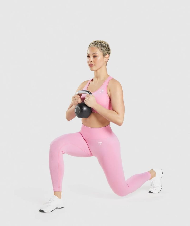 Gymshark Vital Seamless 2.0 Női Leggings Rózsaszín | HU-T-135