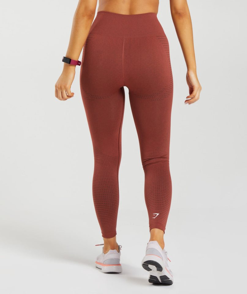Gymshark Vital Seamless 2.0 Női Leggings Barna | HU-X-258
