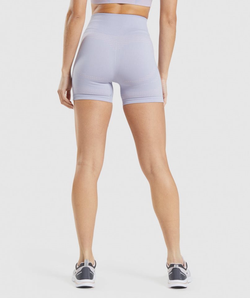 Gymshark Vital Seamless 2.0 Női Rövidnadrág Világos Kék | HU-B-397