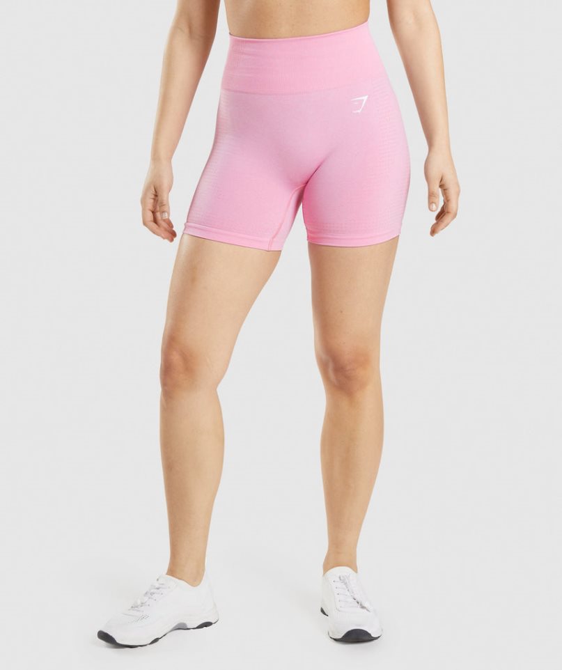 Gymshark Vital Seamless 2.0 Női Rövidnadrág Rózsaszín | HU-T-861