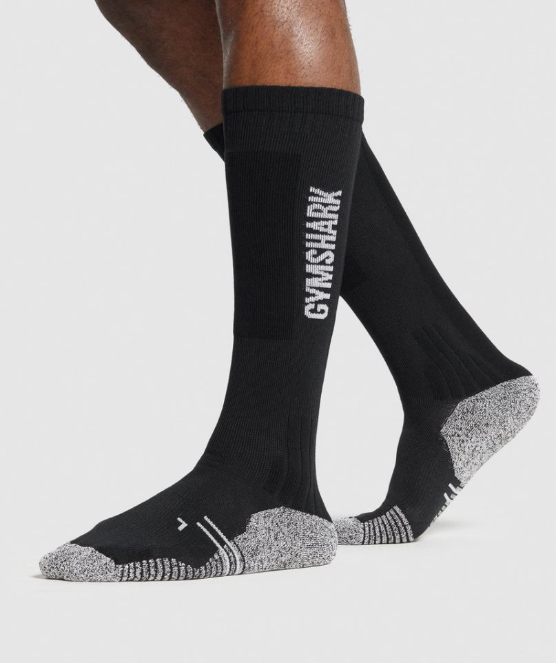 Gymshark Weightlifting Zokni Fekete | HU-O-152