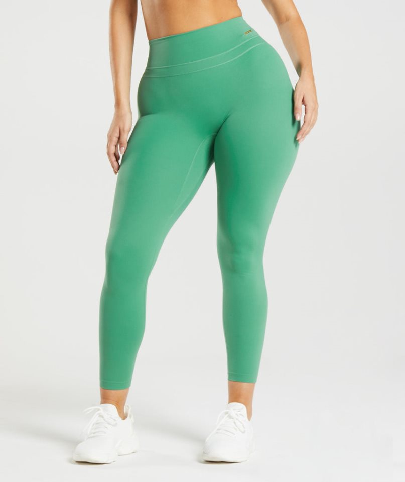 Gymshark Whitney High Rise Női Leggings Zöld | HU-B-624