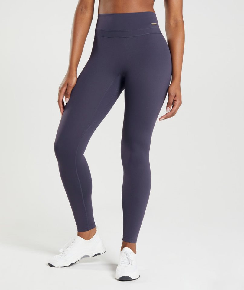 Gymshark Whitney High Rise Női Leggings Sötétkék | HU-F-953