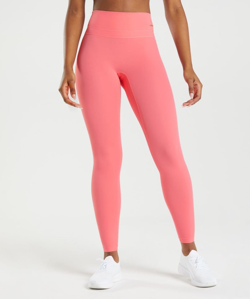 Gymshark Whitney High Rise Női Leggings Rózsaszín | HU-N-294