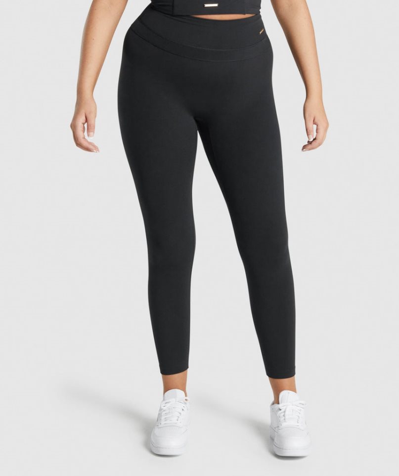 Gymshark Whitney High Rise Női Leggings Fekete | HU-Q-857
