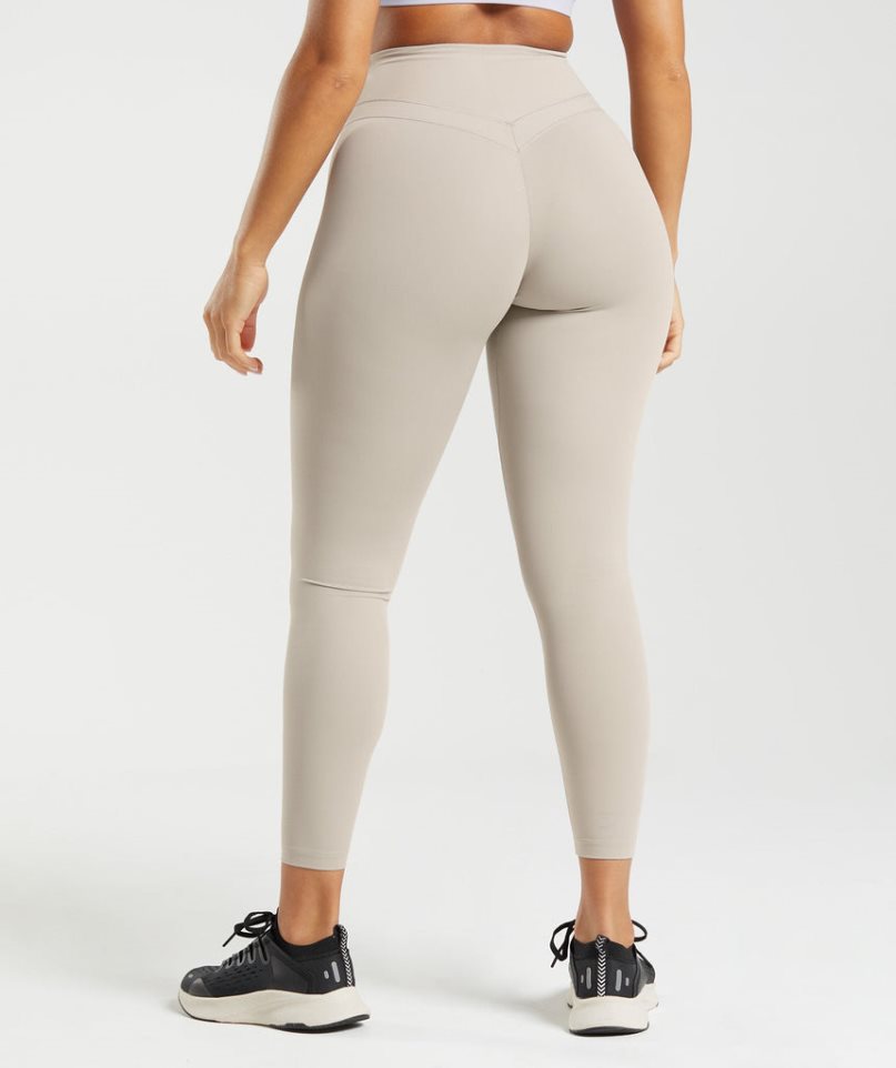 Gymshark Whitney High Rise Női Leggings Világos Szürke | HU-T-126