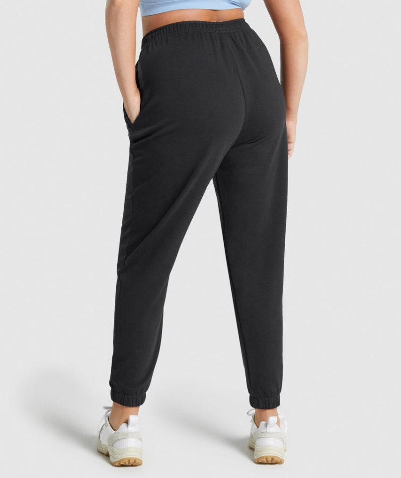 Gymshark Whitney Loose Női Jogger Nadrág Fekete | HU-E-628