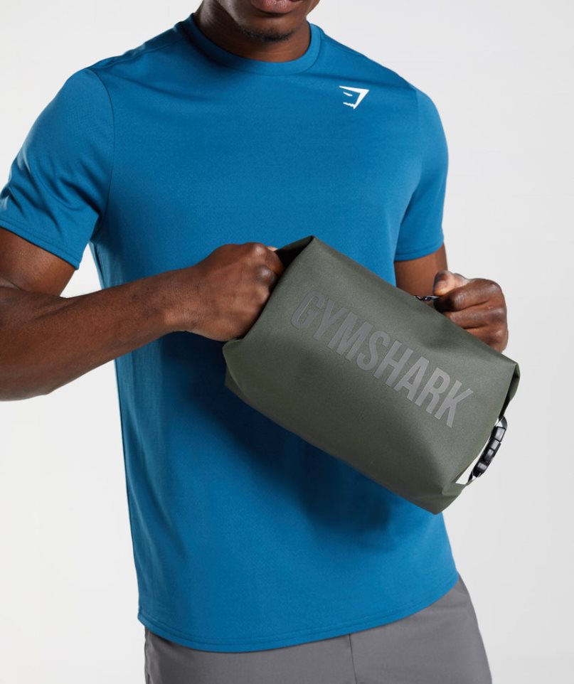 Gymshark X-Series Toaletttáskák Olivazöld | HU-Z-021